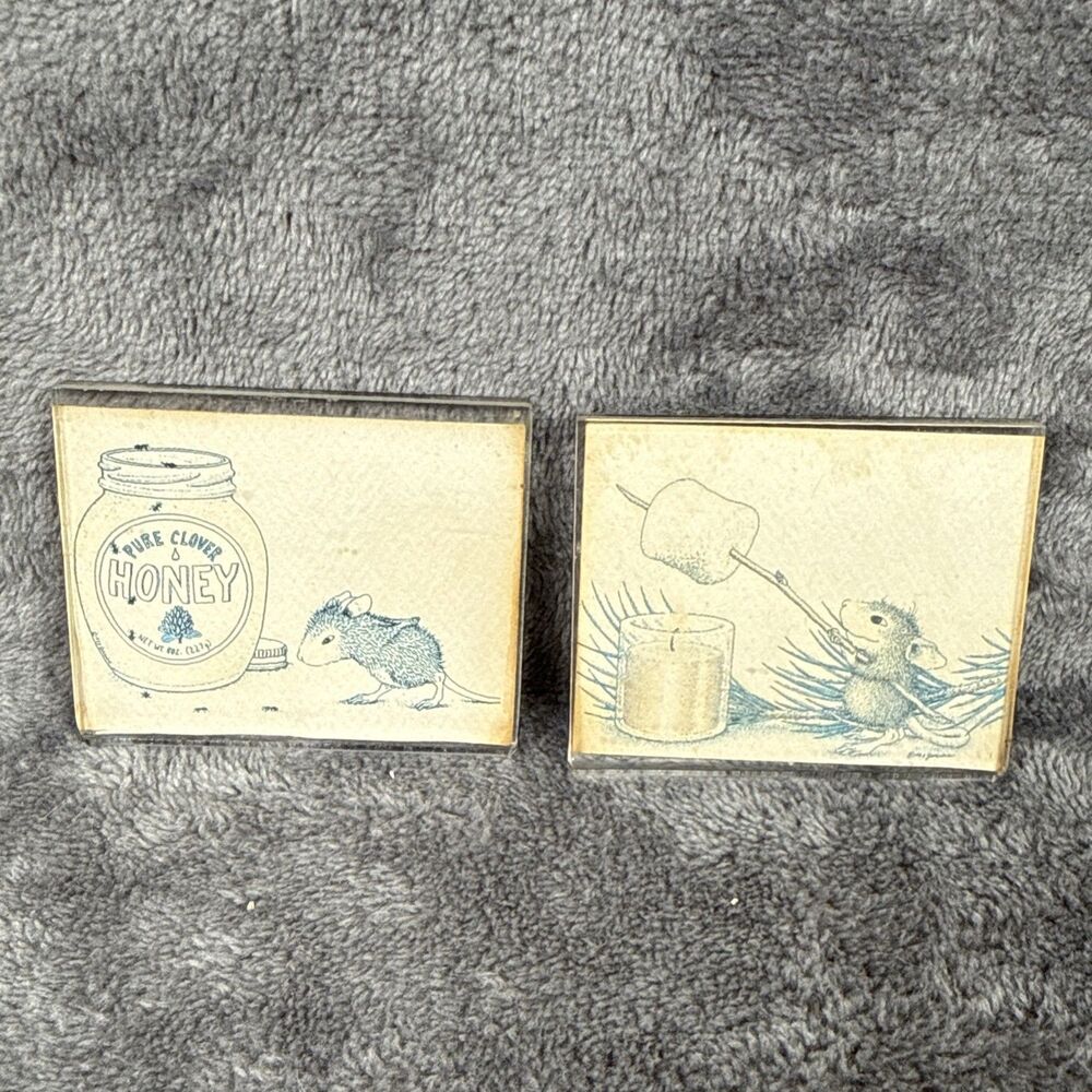 House Mouse Designs Ellen Jareckie Mouse Magnets Set Of 2 1988/1993